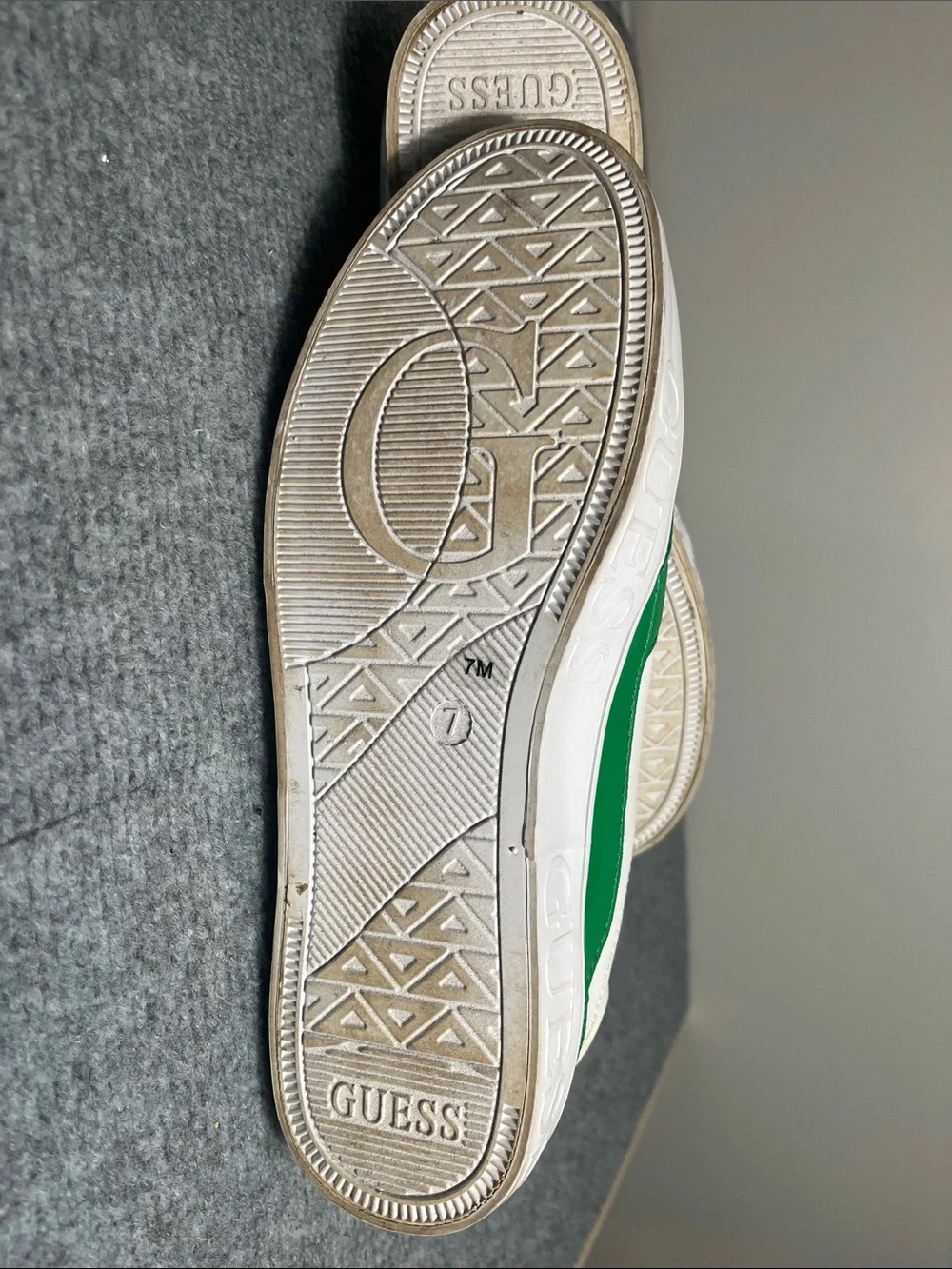 Guess Green & White Kids Fashion Sneakers